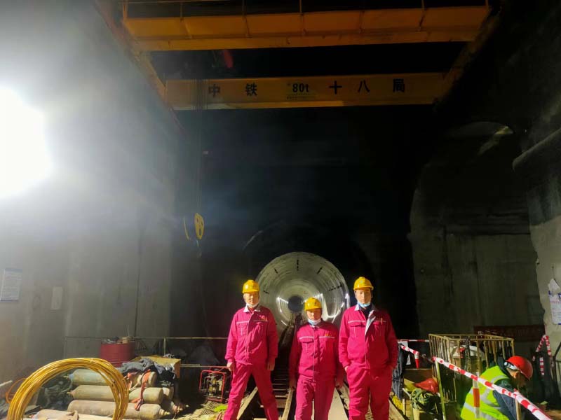 中鐵十八局青島一號線施工現場